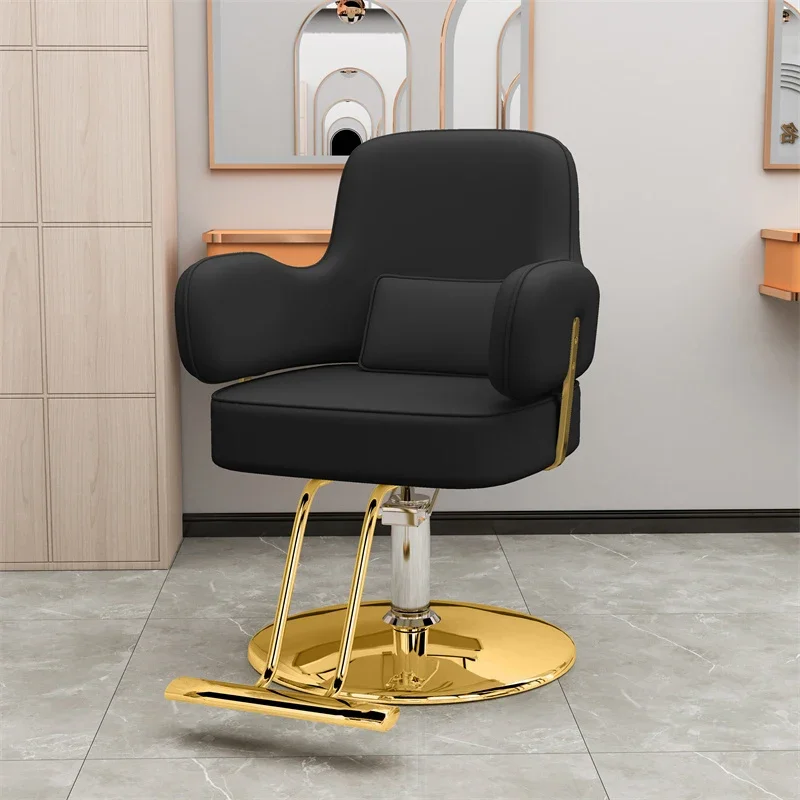 

Equipment Luxury Barber Chairs Modern Professional Design Beauty Salon Chair Nordic Swivel Silla Barberia Commercial Furniture