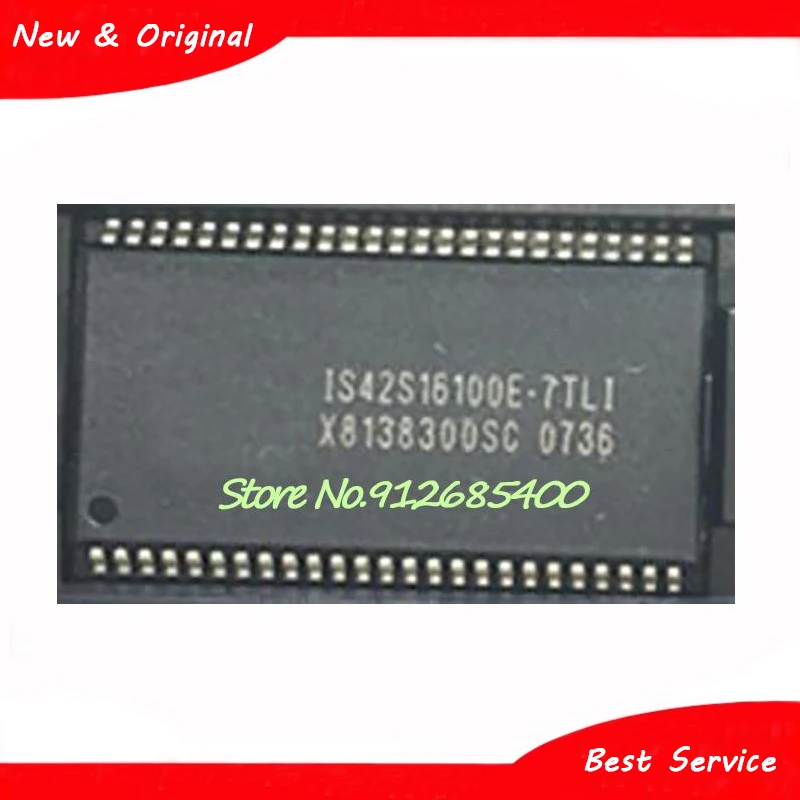 

10 Pcs/Lot IS42S16100E-7TLI TSOP50 New and Original In Stock