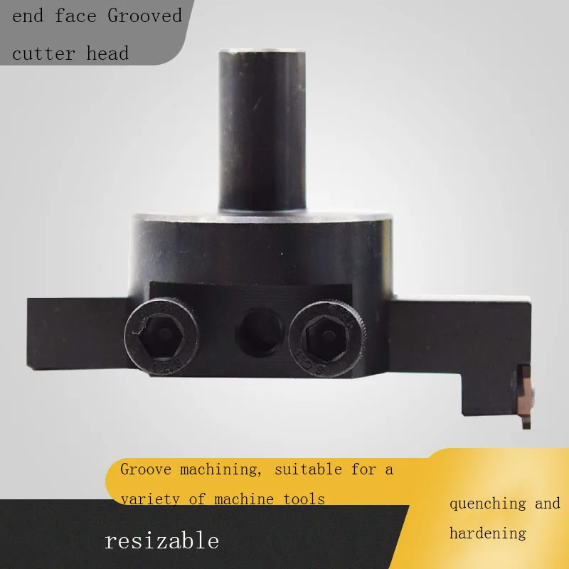 

1 шт., концевая фреза с ЧПУ, регулируемая обрабатывающая центральная фреза, стопорное кольцо, канавочные вставки, L-образный нож с мелкой канавкой