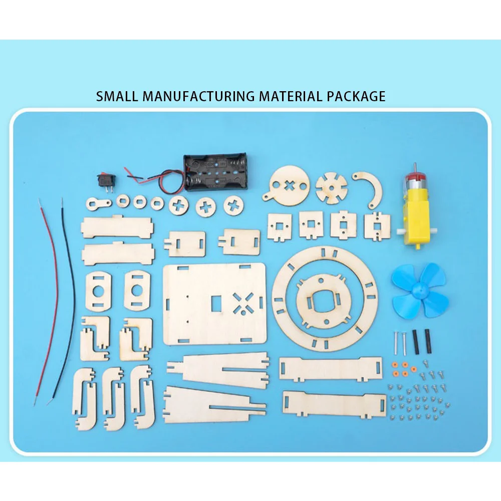 DIY 전기 선풍기 모델 DIY 조립 키트, 전기 선풍기 키트, 전자 과학 실험 생산 키트
