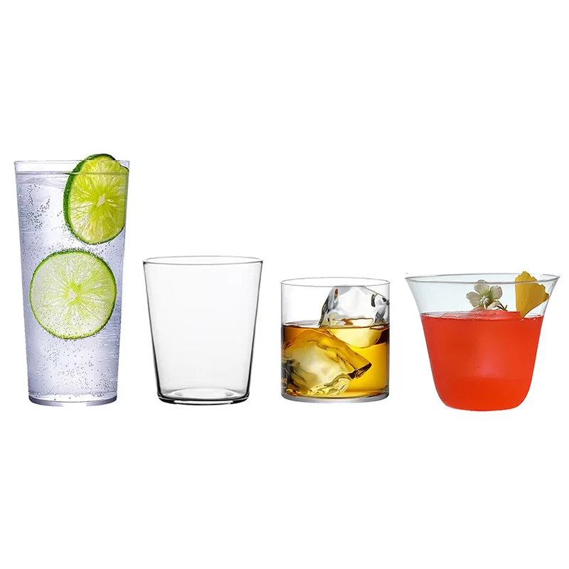 Ultra Light Water Glass Cup, Juice Glasses Collins Glass Cocktail Glass