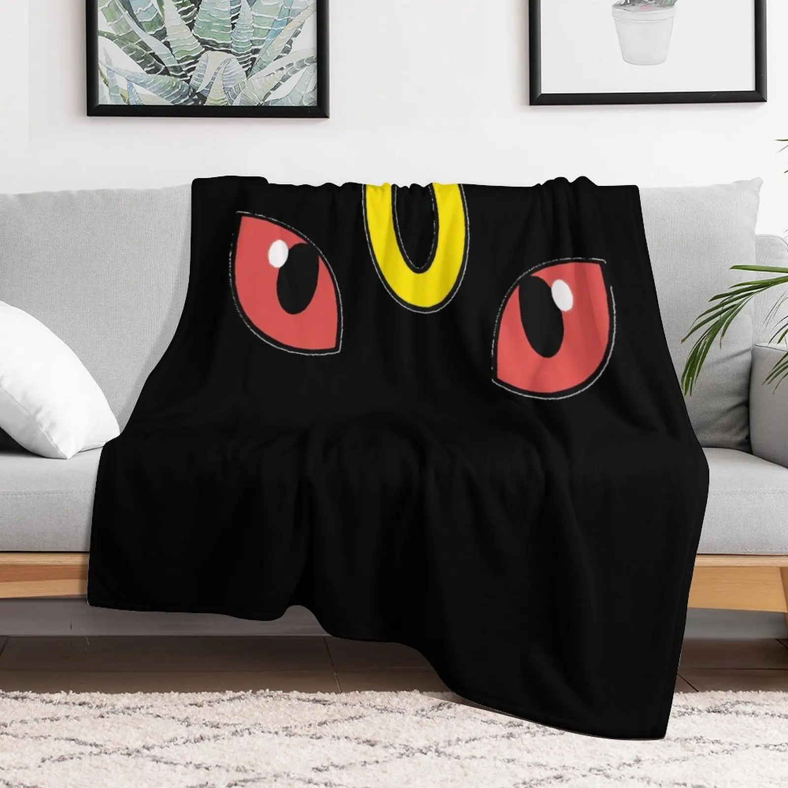 Umbreon Eyes Classic T-Shirt Throw Blanket Extra Large Throw Soft Heavy Blankets