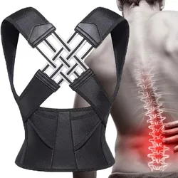 Posture Back Brace Adjustable Back Support Strap to Prevent Spinal Distortion and Hunchback for Men Women corrector de postura