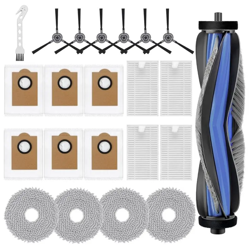 

【GRATEFUL】22 PCS Replacement Parts For Lefant M3 Robot Vacuum Cleaner Accessories Main Brush Filter Mop Pad Dust Bag Side Brush