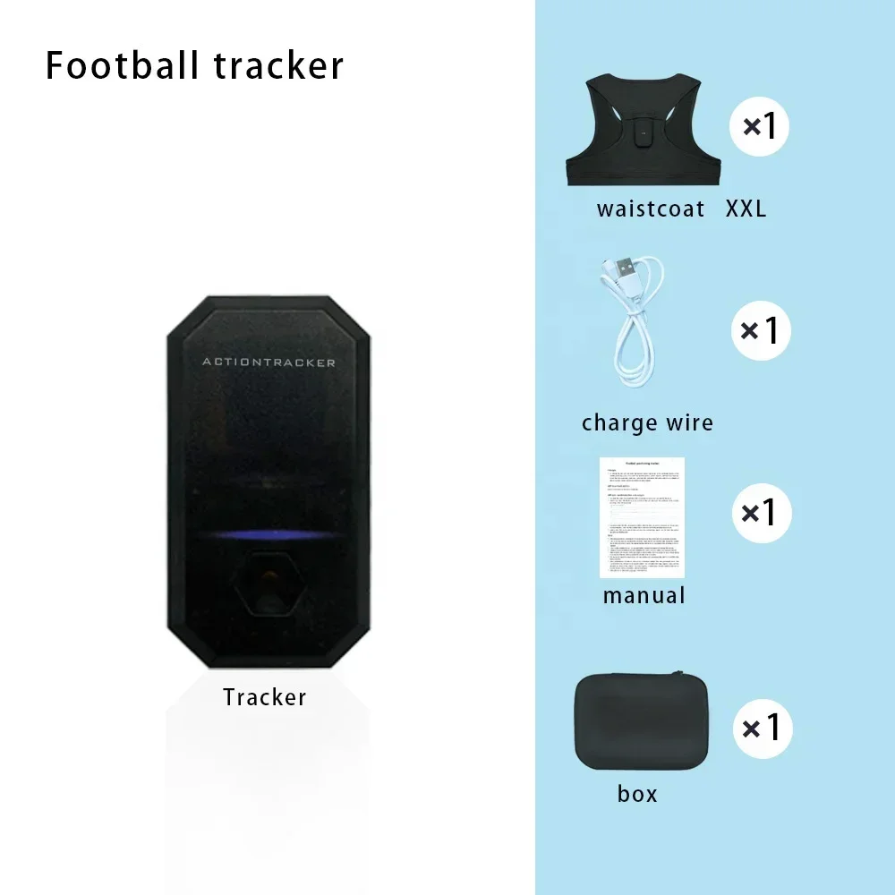 Customs GPS Football Activity Tracker Sports Training Equipment Top Wearable Technology Soccer Tacker with APP Control