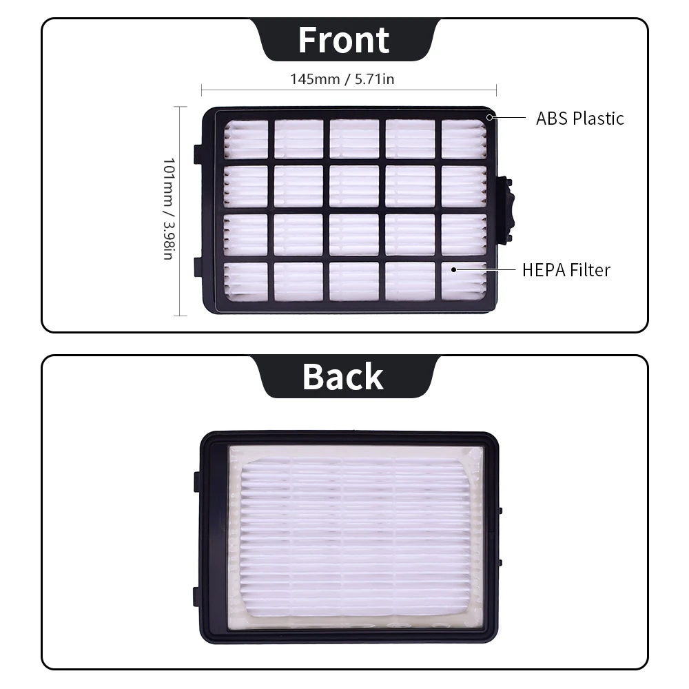 H13 Bụi HEPA Lọc Xốp Lọc Dành Cho Samsung Xoáy Thuận Ngoại Lực SC21F50HD SC15F50HU SC21F50HE SC50VA VC-F700G Hút Phần