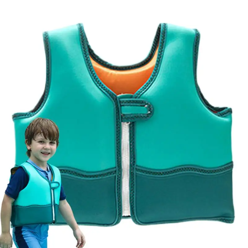 

Детский жилет для плавания, двухслойный 30 мм, губка с наполнителем, защита от утопления, куртки для плавания для детей, плавающая подушка для детского бассейна на 20-50 фунтов