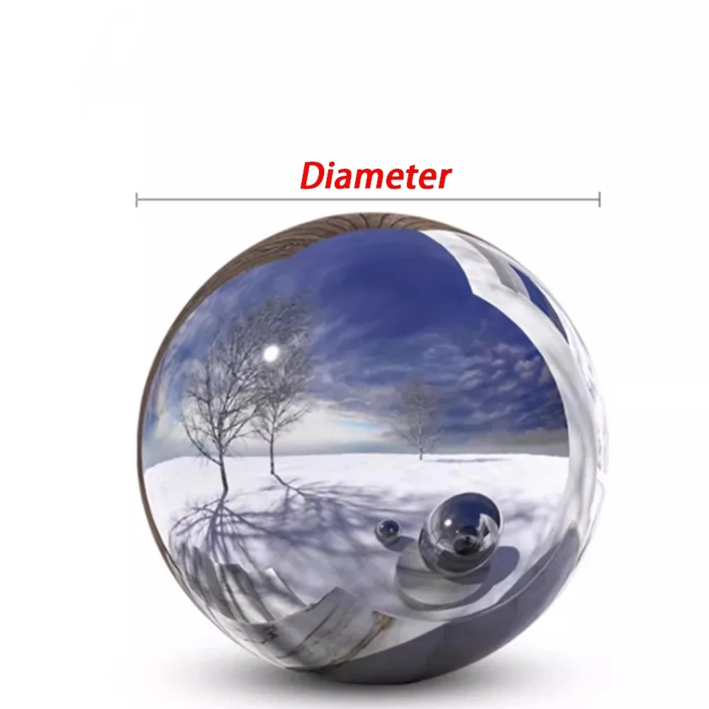 Colored Stainless Steel Hollow Sphere Decorative Hanging Ball Feng Shui Float Ball 0.6mm Hydraulic