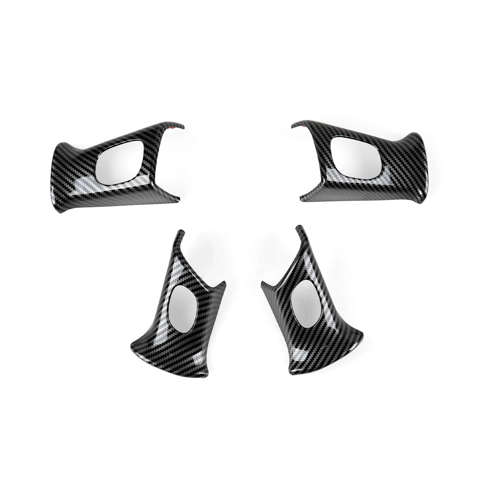 Car Steering Wheel Panel, For Chevrolet Avalanche Express Silverado Suburban Tahoe TrailBlazer, Carbon Fiber Trim ABS Stickers