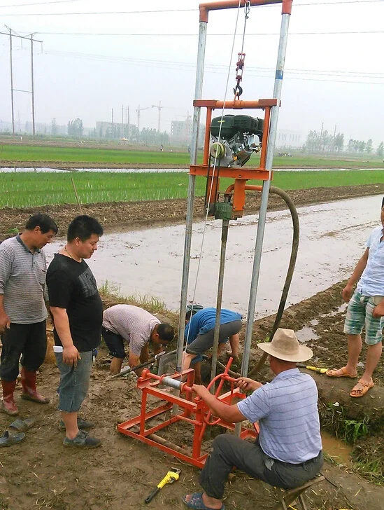 newly developed family portable water well drilling machine/small   driller/small   rig machine