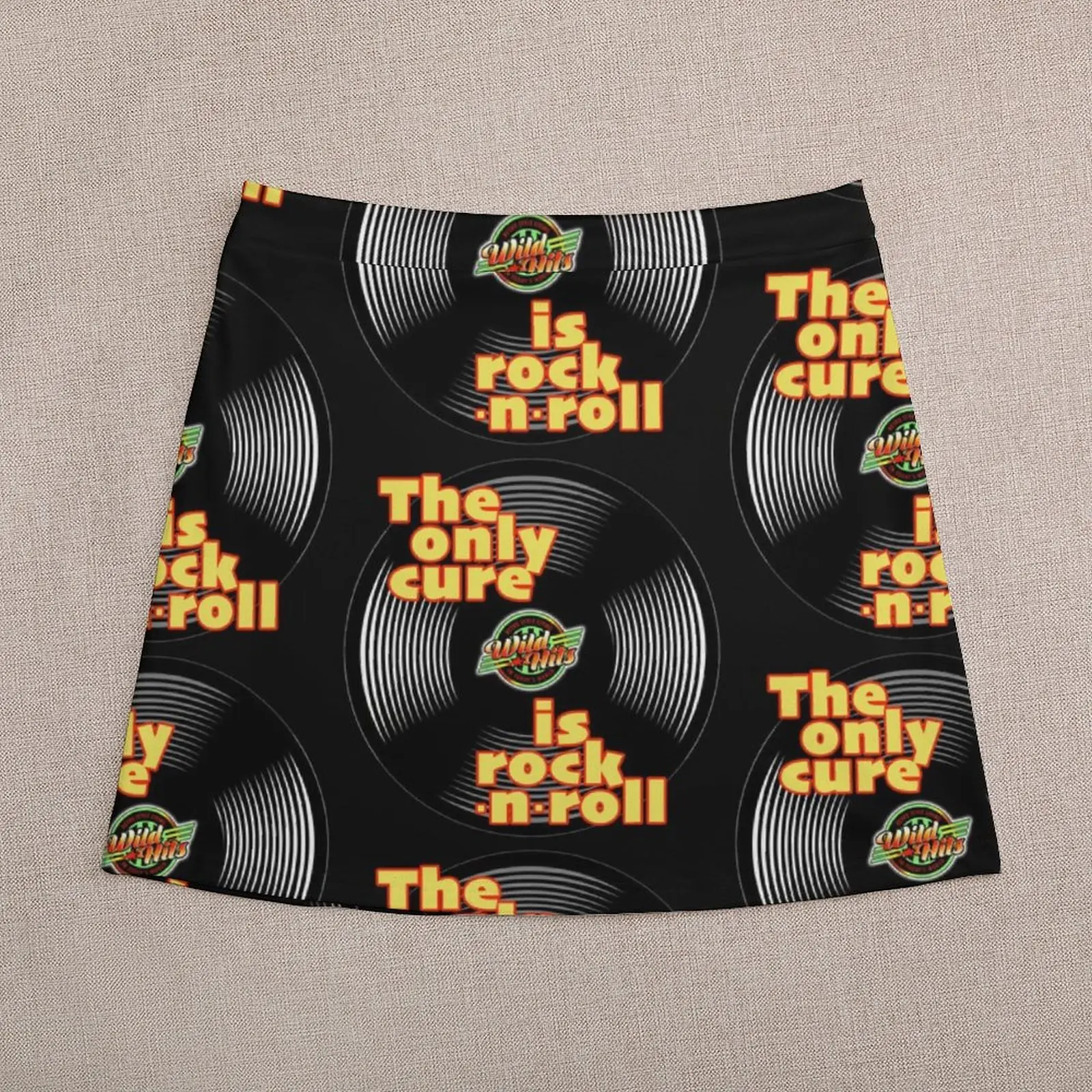 Rock N Roll Thema Retro Design Mini Rok Zomerjurk Dames 2023 Dames Zomerrokken