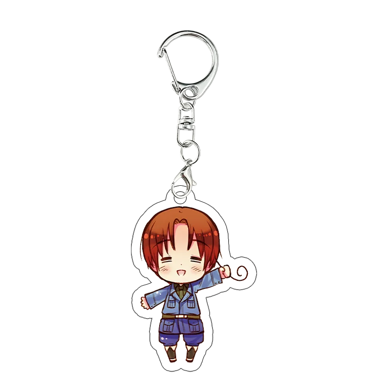 Hetalia Axis Powers Acryl-Schlüsselanhänger Frankreich Amerika Russland Kawaii Deko-Accessoires Schlüsselring Schultaschenanhänger Geschenke – Detail 14