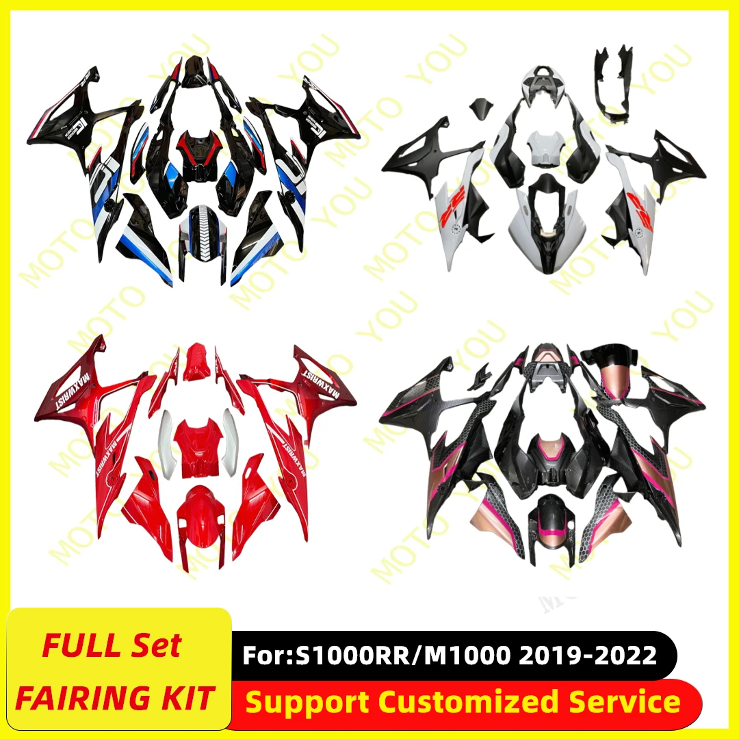 

New ABS Injection Mold Fairing Kit Fit For BMW S1000RR S1000 M1000 2019 2020 2021 2022 Full Motorcycle Fairings Painted Bodywork
