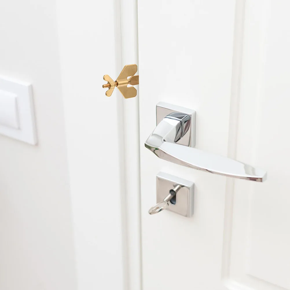 

2 pcs Door Stopper Portable Lock Stainless Steel Security Devices for Home Apartment Hotel Travel Safety Door Latch