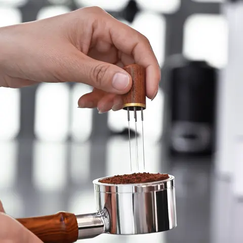 6/8 Needle Stainless Steel Coffee Powder Tamper Espresso Stirrer Distributor Leveler WDT Tools Cafe Stirring Barista Accessories