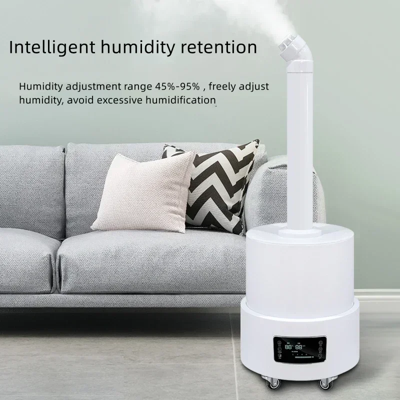 Portable 220v Ultrasonic Humidifier Large Fog Volume Of Vegetables And Fruits Preservation Stainless Steel Atomizer Head Disinfe