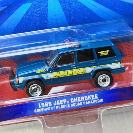 

1:64 1998 Jeep Cherokee - New York Greenport Rescue Team First Responder Original Wrapping Wall Hanging Gift for Friend
