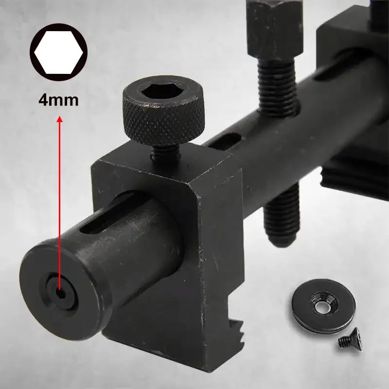 Adjustable Threaded Crankshaft Pulley Removal Tool Universal Puller For Ribbed Drive Pulley Crankshaft Remover Car Repair Tool