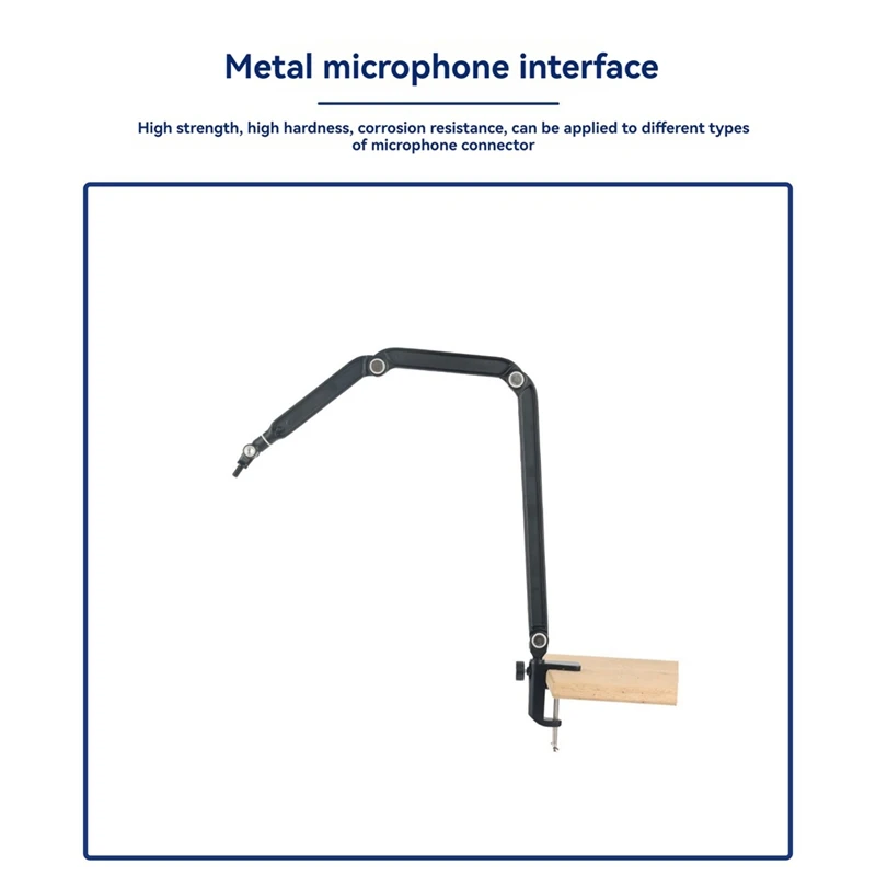 Microphone Stand Adjustable Suspension Boom Stand for Wireless Condenser Mic Recording Studio Scissor Arm Stand-A51M