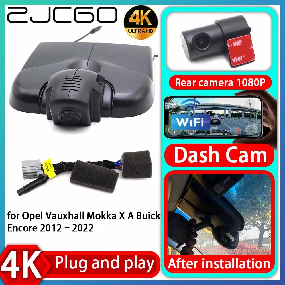 UHD 4K 2160P Plug and Play DVR Dash Cam UHD Video Recorder for Opel Vauxhall Mokka X A Buick Encore 2012–2022