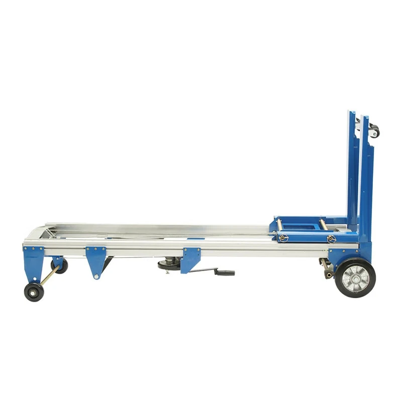 Light material handling lift truck Hand type stacking lift Manual hydraulic forklift stacking lift
