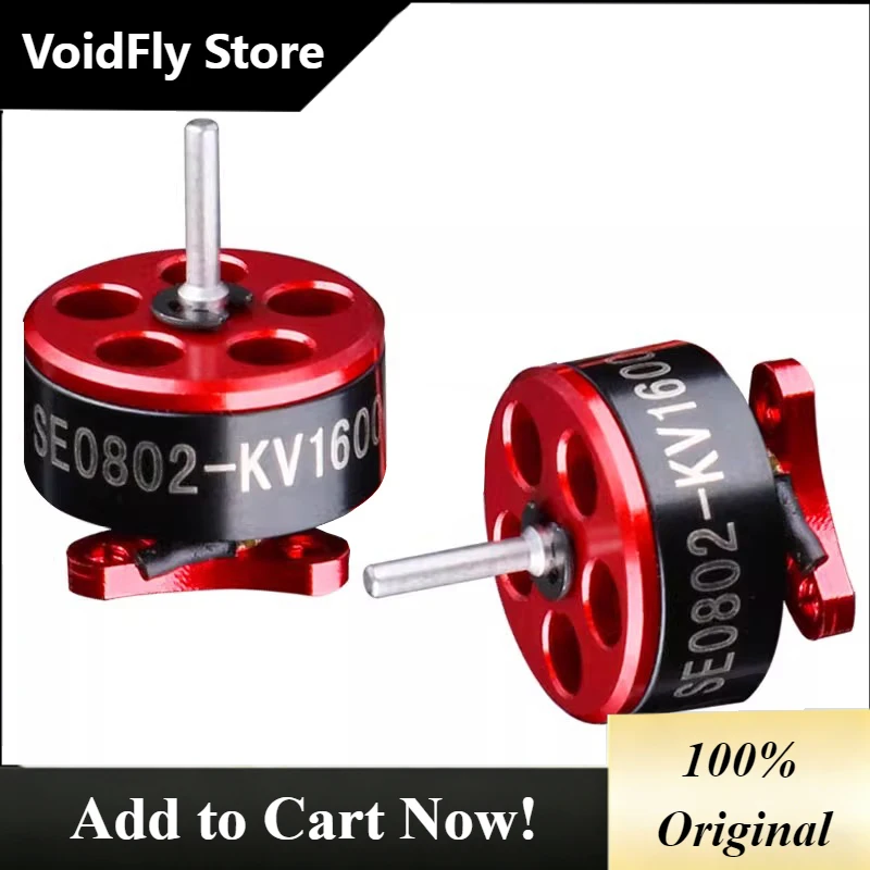 VoidFly Motor Sem Escovas Happymodel SE0802 1-2S, Estrutura De 65 Mm, 19000/25000 KV