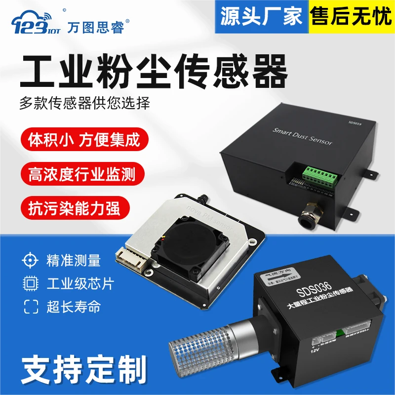 

Nuofang laser PM2.5 sensor particulate matter dust pm10 oil fume industrial dust particle counting