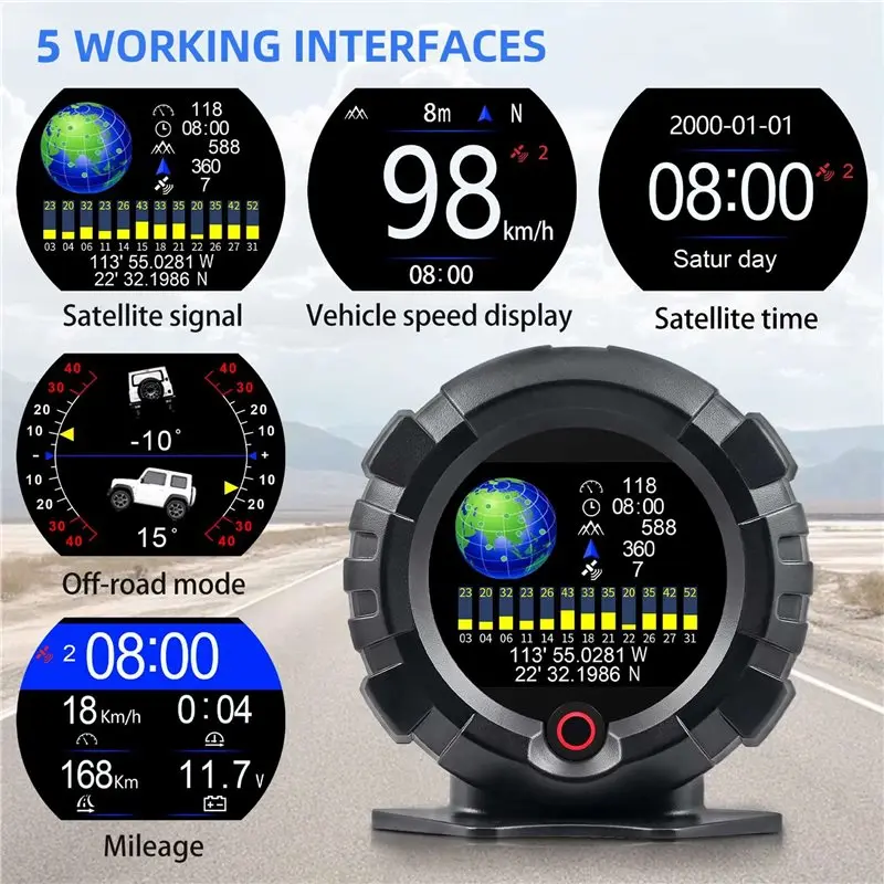 X95 GPS Speedometer MPH For Off-Road Vehicle