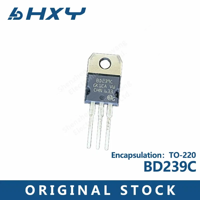 10PCS BD239C BD239 package TO-220 2A/100V NPN in-line triode