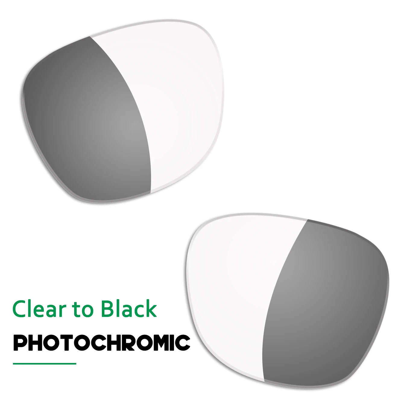 

Auto to Black Replacement Lenses for Meta Wayfarer RW4006 RW4012 50MM Smart Glasses 100% UV Protection Multiple Color Options