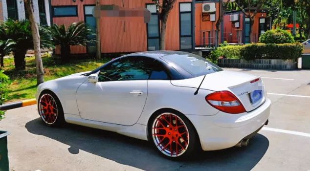 For Mercedes Benz SLK R171 rear lip spoiler tail wing SLK200 SLK300 350 automotive modifications 2004-2010 year
