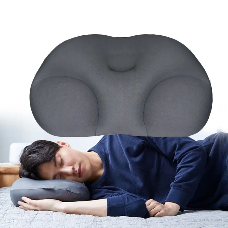 

Ergonomic Memory Foam Particle Pillow Soft Neck Support Waist Cushion Slow Rebound Comfortable Cotton Cover Office Use