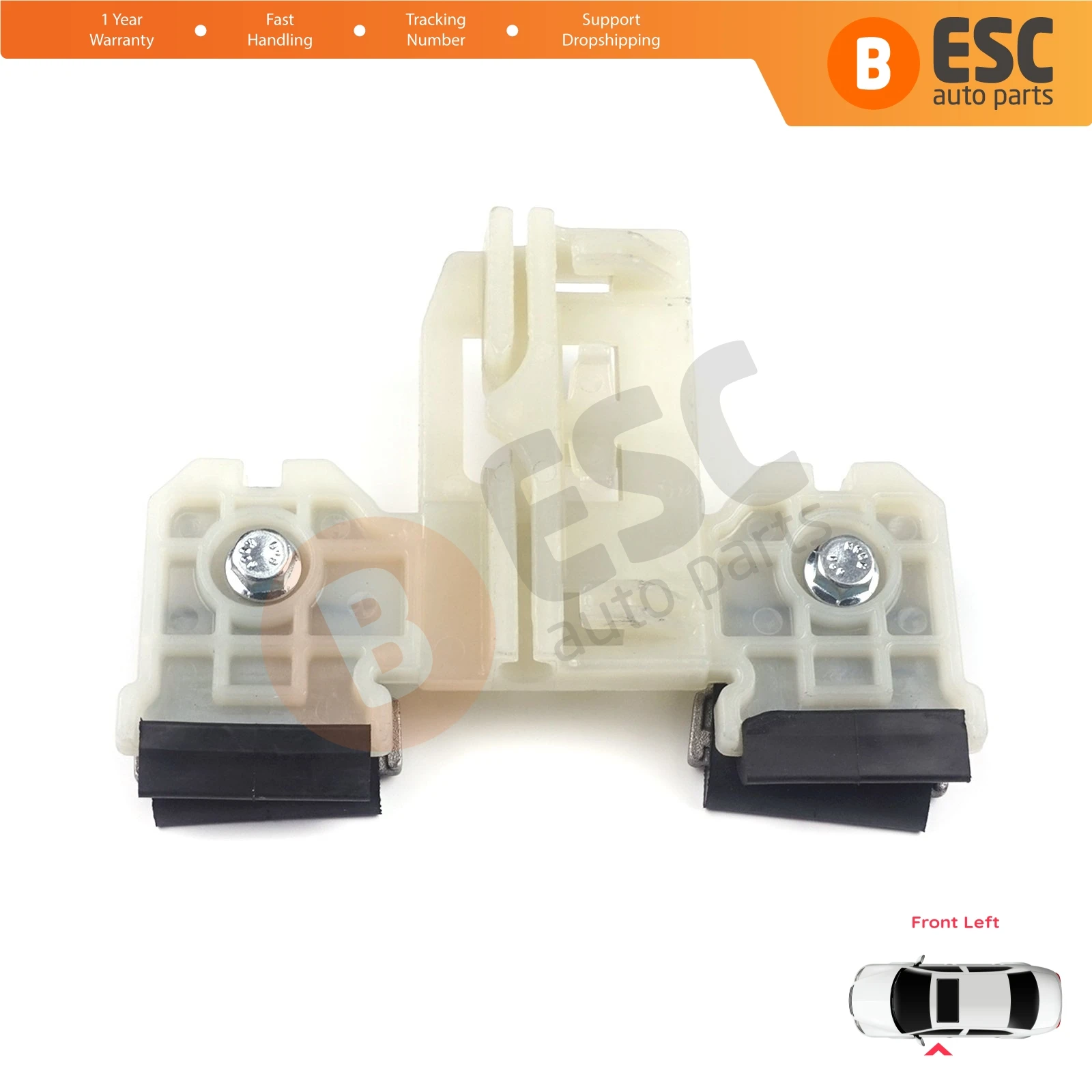 

EWR5148 Power Window Regulator Repair Clips Bracket Front Left for Skoda Fabia MK2 5J MG 542 545 2006-2014 5-Door 5J1837401