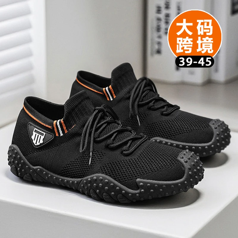 Summer Men Breathable Mesh Sneakers Light Anti Slip Cushion Sole Outdoor Jogging Walking Daily Casual Athletic Tenis ShoesStreet