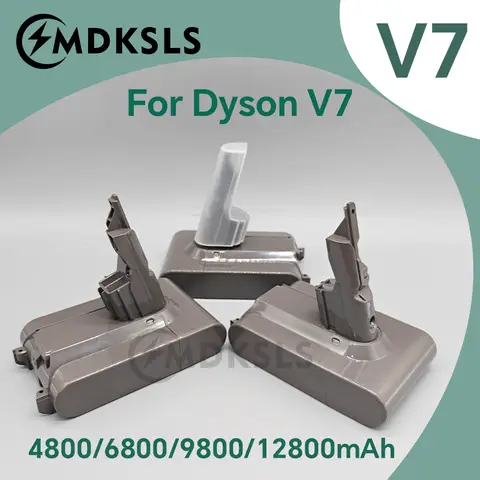 For Dyson V7 SV11 Battery 4800/6800/9800/12800mAh ,Replacement Handheld Vacuum Cleaner Battery,providing strong battery power.