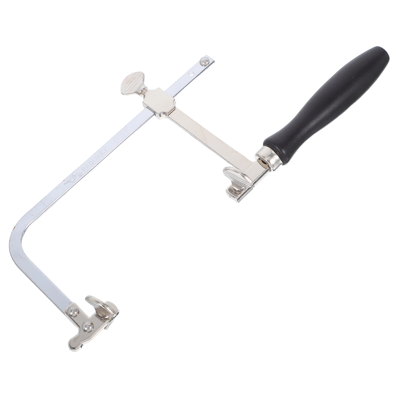 

Adjustable U-Shaped Metal Hacksaw Frame Heavy Duty Iron Precision Wire Saw Tool for Curved Sturdy Portable Manual
