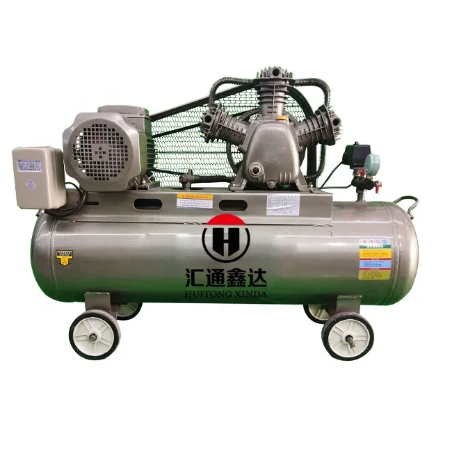 5.5kw 3-cylinder air compressor 90 litre for painting cars