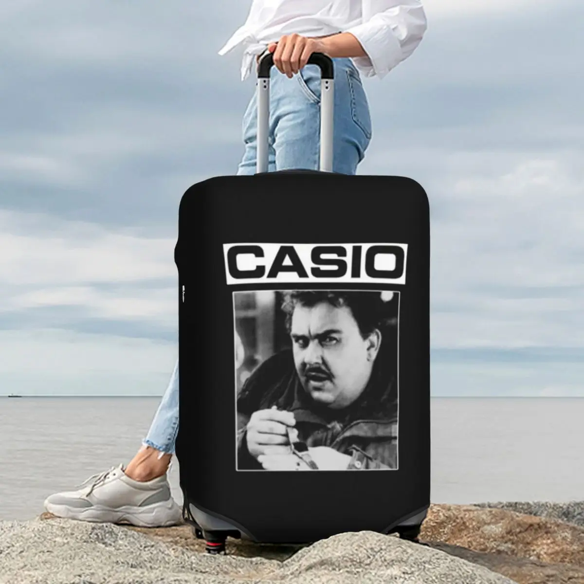 غطاء حماية لحقيبة John Candy Casio، أغطية حماية مرنة لأمتعة السفر مقاس 18-32 بوصة