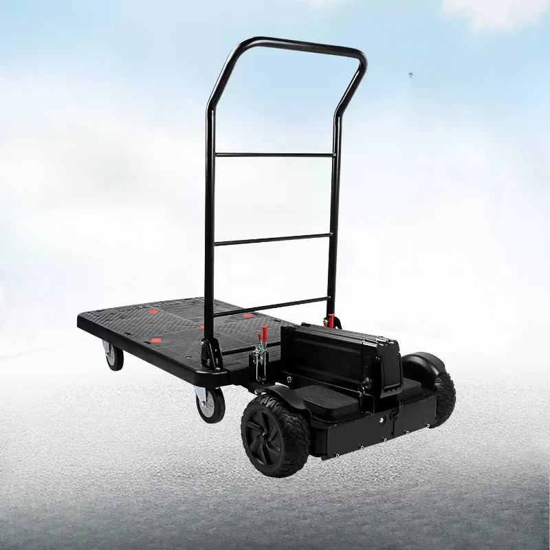 1pcs Electric Balance Car Trolley Foldable Express Handling Tool Cart for Efficient Cargo Delivery 1400W