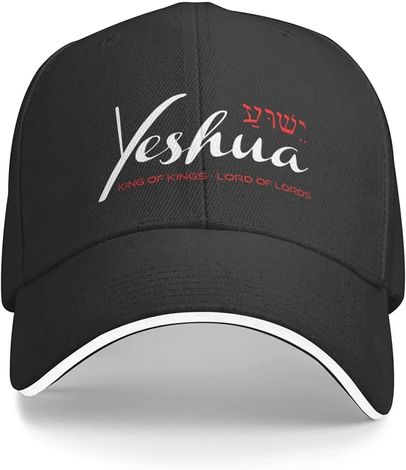 

Yeshua Jesus Christian Hat for Men Women Adjustable Dad Trucker Hats Classic Baseball Cap