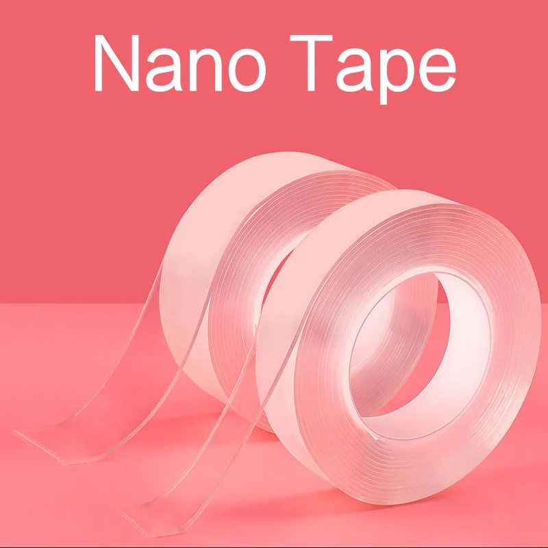 Ultra-thick Nano Double-Sided Tape, High Viscosity, Waterproof, for Kitchen, No Punching and No Traces, Super Strong Fixing