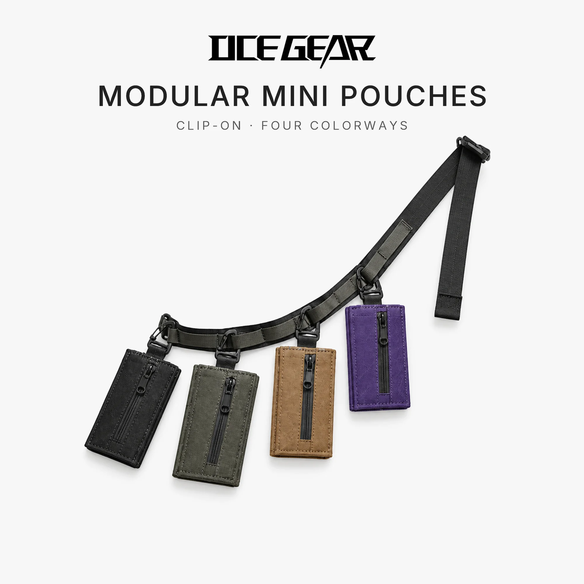 Lightweight Trifold Wallet with Hook Tear Resistant Coin Pocket Card Holder Outdoor Camping Hiking EDC Minimalist Slim Wallet