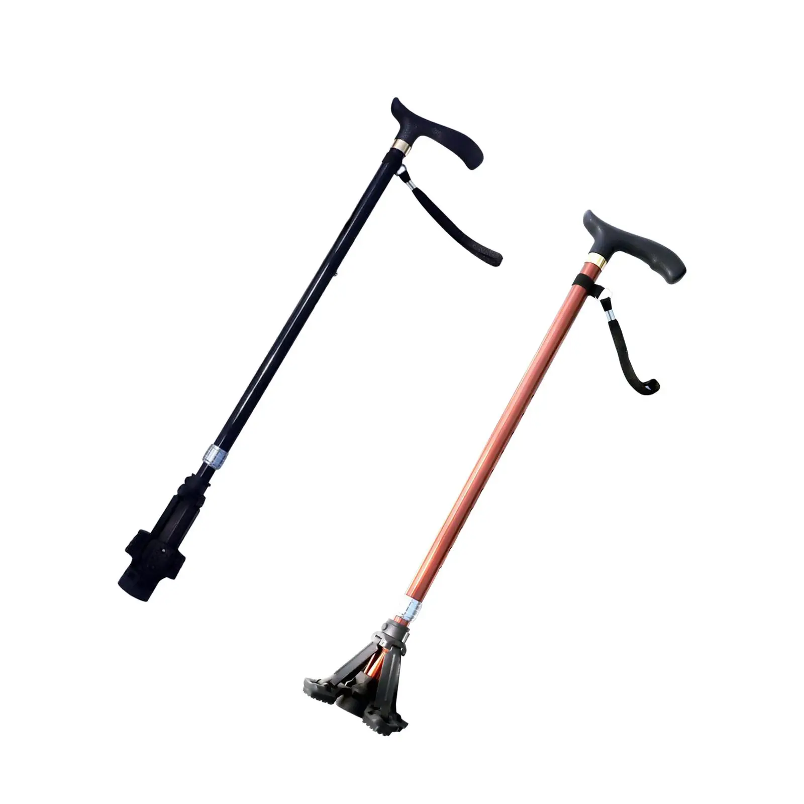 Hiking Poles 10 Gears Adjustable Portable Durable Thickened Aluminum Alloy