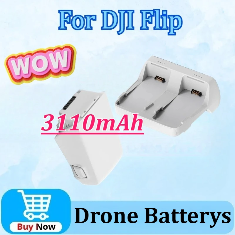 

7.16V 3110mAh Battery for DJI Flip for Flip Intelligent Flying Battery Accessories in Stock Flight Time of 31 Minutes +Charger