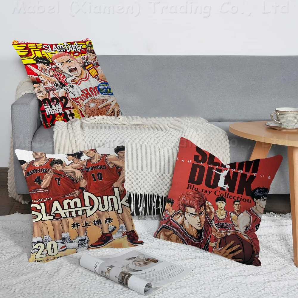 

Slam Dunk Pillow Anime Pillow Sofa Bed Head Pillow Cover Cushion Cover 45x45 Cm Fashion