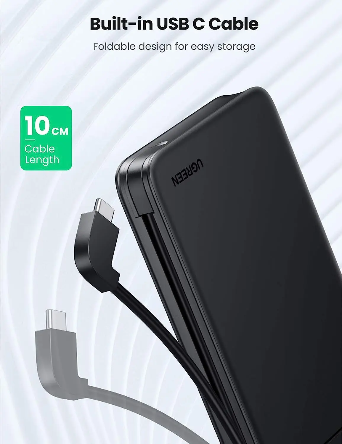 Boîtier de disque dur UGREEN USB C USB 3.1 Gen 1 vers SATA III 5Gbps pour SSD et disque dur 2.5 pouces boîtier de disque dur externe 9.5mm 7mm