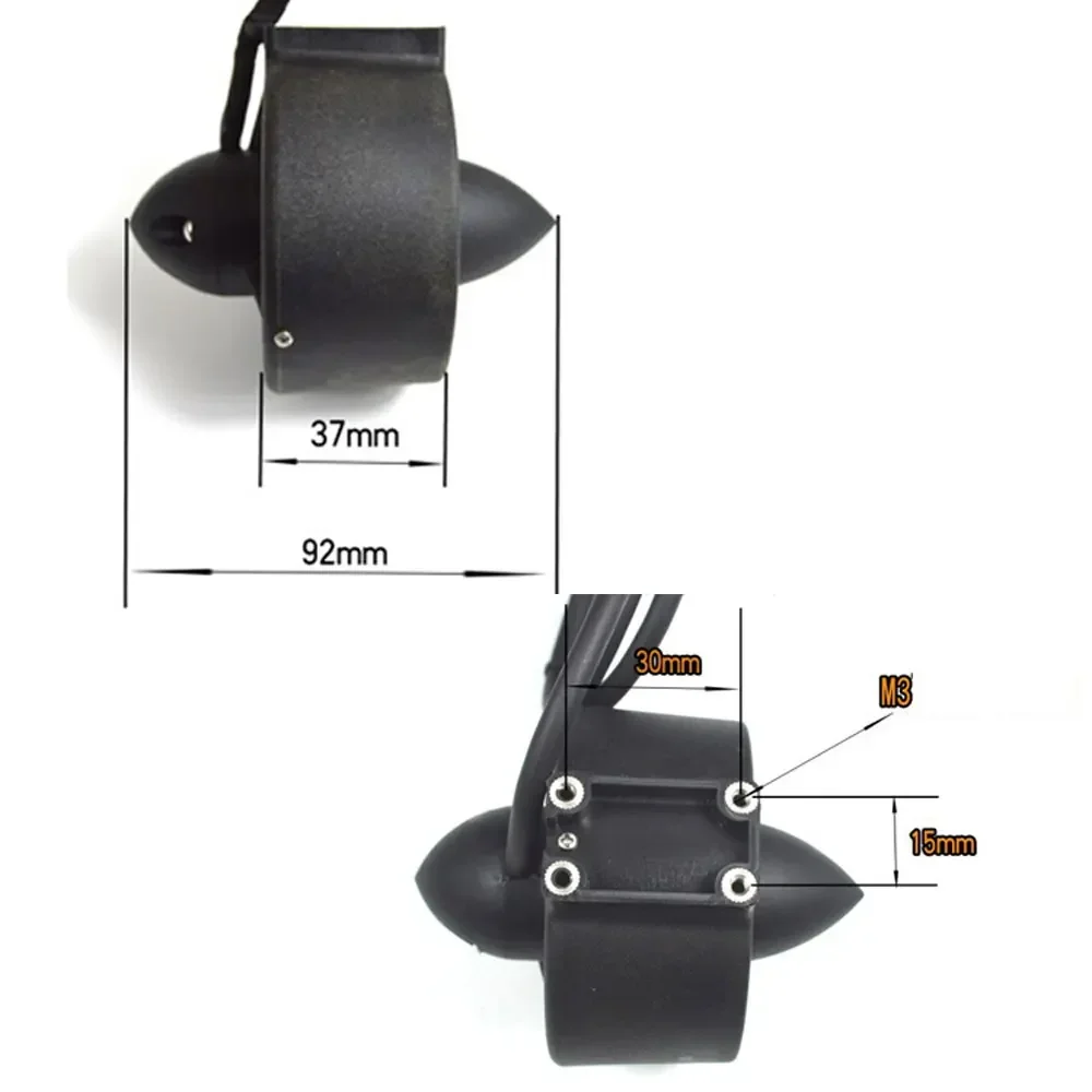 Propulsore subacqueo 16V 300W Motore brushless 40A ESC per RC Bait Tug Boat Nido Ship Submarin ROV Robot