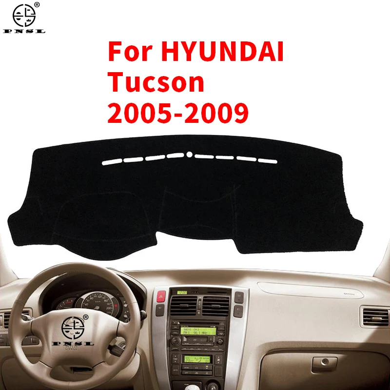 

Противоскользящий коврик для Hyundai Tucson 2005 2006 2007 2008 JM, Накладка для приборной панели, Солнцезащитный коврик для приборной панели, защитный ковер, автомобильные аксессуары