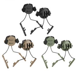 Tactical Headset Support Helmet Rail Suspension Adapter Fast Rail Mounts 360 Rotation Airsoft Paintball Headset Holder Bracket