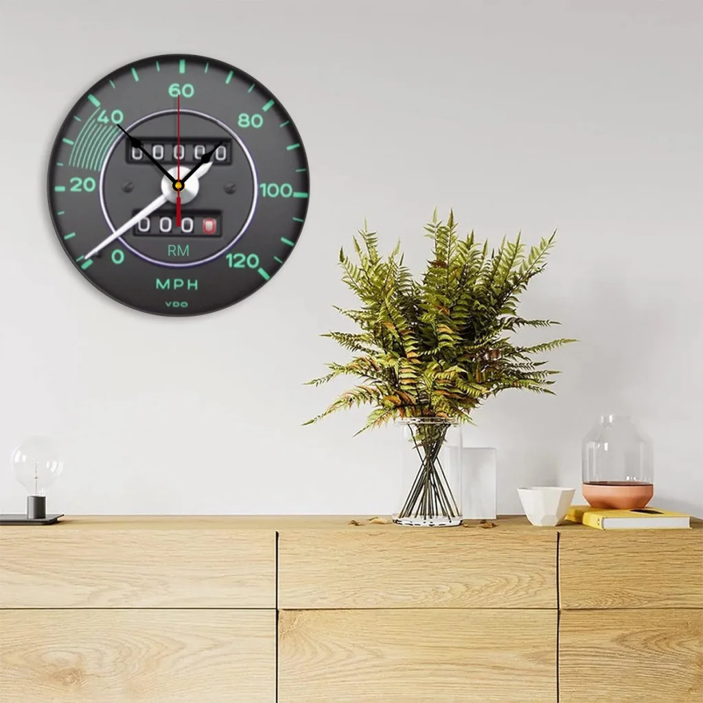 Porsche 356 Tachometer Wall Clock Modern 3D for Home Office Hotel Restaurant School Decoration